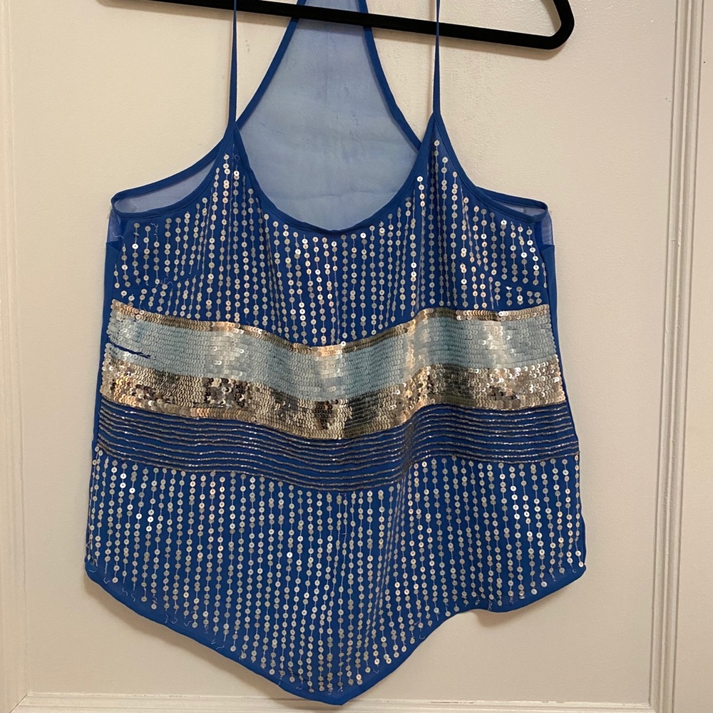 South Moon Under Sequin Racerback Tank Top